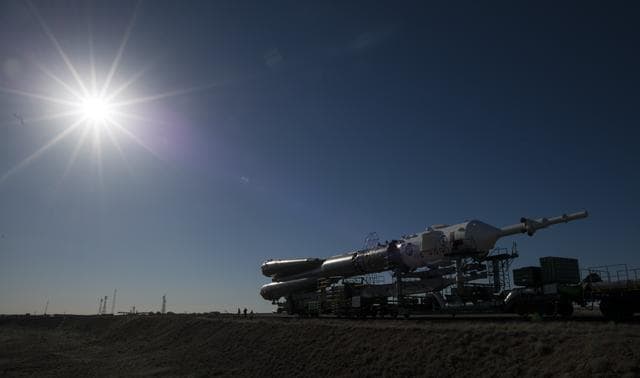 NASA image: Expedition 56 Soyuz Rollout