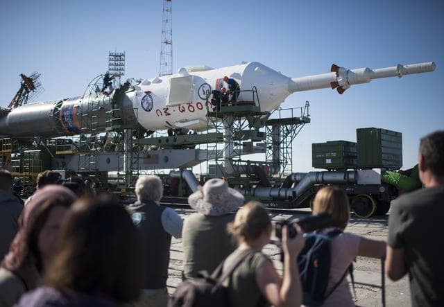 NASA image: Expedition 56 Soyuz Rollout