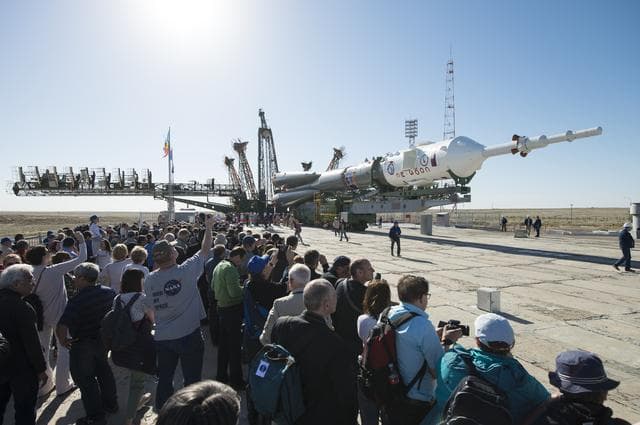NASA image: Expedition 56 Soyuz Rollout