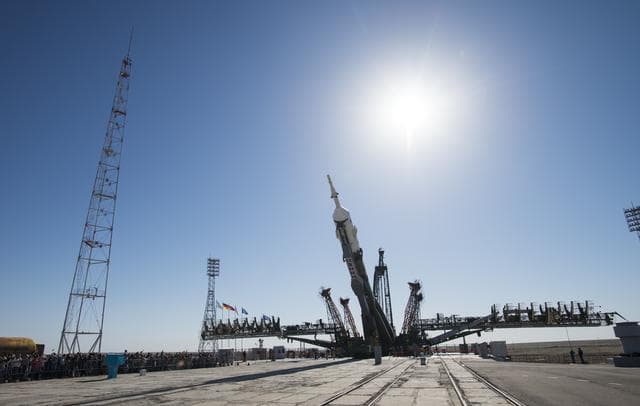 NASA image: Expedition 56 Soyuz Rollout