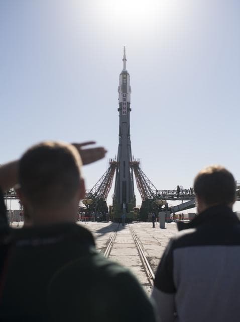 NASA image: Expedition 56 Soyuz Rollout