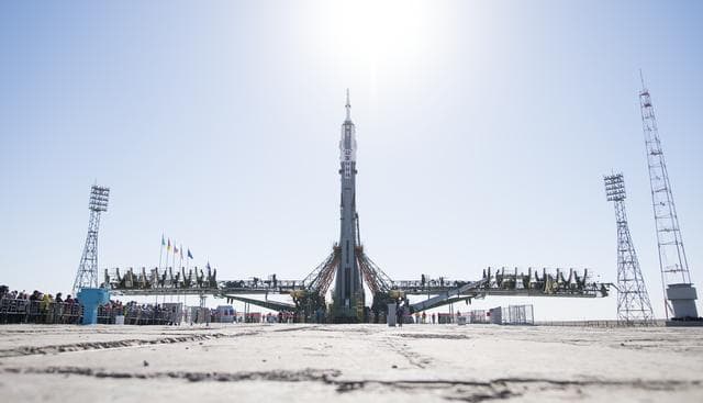 NASA image: Expedition 56 Soyuz Rollout
