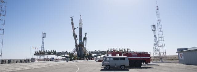 NASA image: Expedition 56 Soyuz Rollout