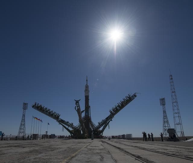 NASA image: Expedition 56 Soyuz Rollout