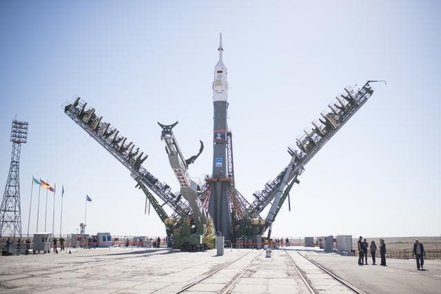 NASA image: Expedition 56 Soyuz Rollout