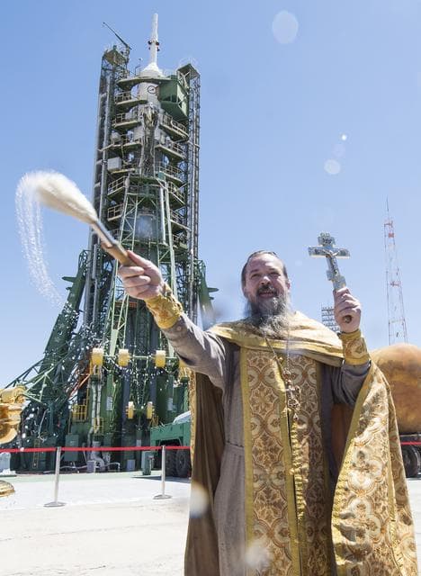 NASA image: Expedition 56 Soyuz Blessing