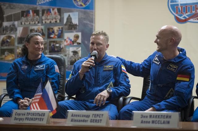 NASA image: Expedition 56 Press Conference