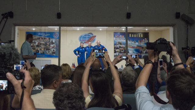 NASA image: Expedition 56 Press Conference