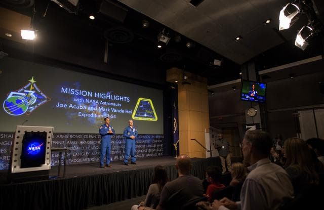 NASA image: Expedition 54 Postflight Presentation at NASA Headquarters