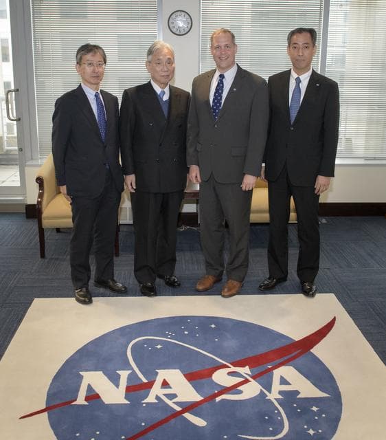 NASA image: NASA and JAXA Courtesy Visit