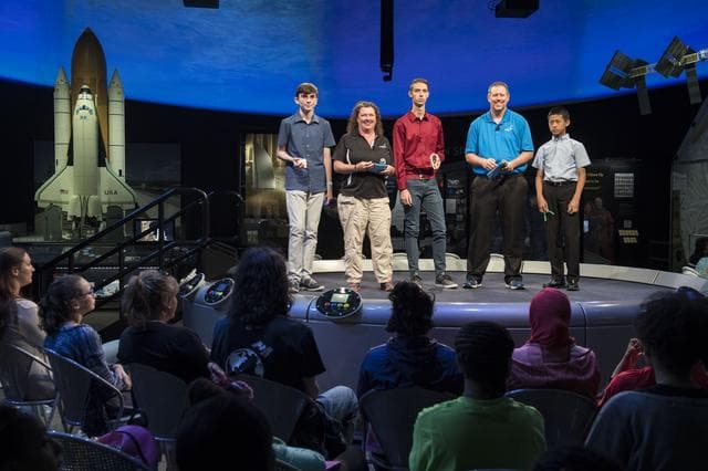 NASA image: Astronaut Serena Auñon-Chancellor  at Air and Space Museum