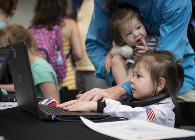 NASA image: Astronaut Serena Auñon-Chancellor  at Air and Space Museum