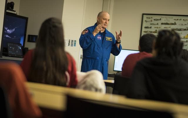 NASA image: Astronaut Tingle at Udvar-Hazy Center