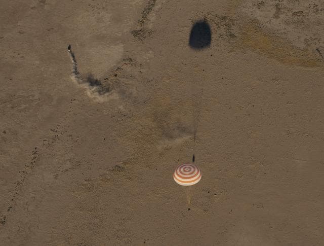 NASA image: Expedition 56 Soyuz MS-08 Landing