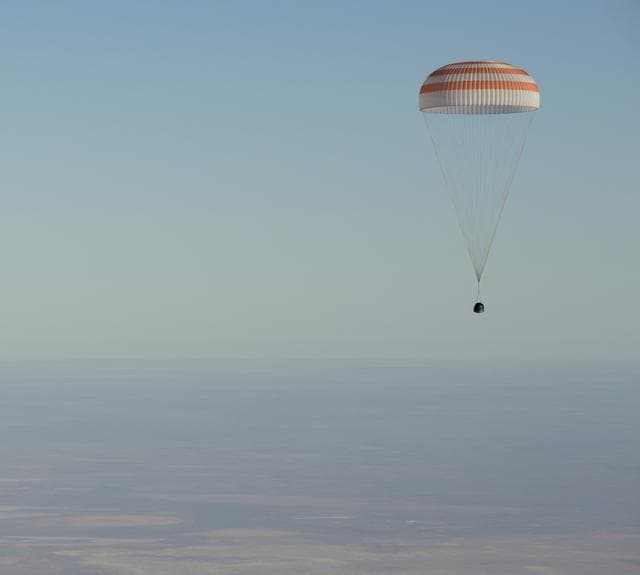 NASA image: Expedition 56 Soyuz MS-08 Landing