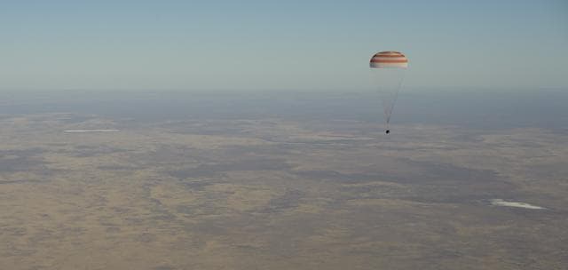 NASA image: Expedition 56 Soyuz MS-08 Landing