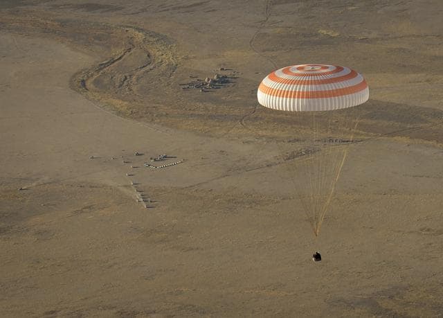 NASA image: Expedition 56 Soyuz MS-08 Landing