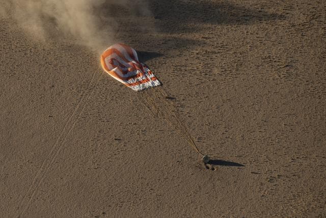 NASA image: Expedition 56 Soyuz MS-08 Landing