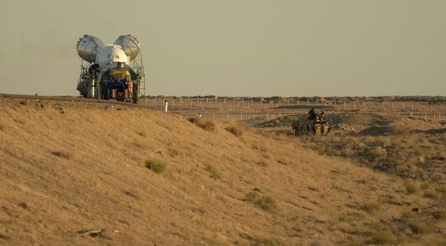 NASA image: Expedition 57 Soyuz Rollout