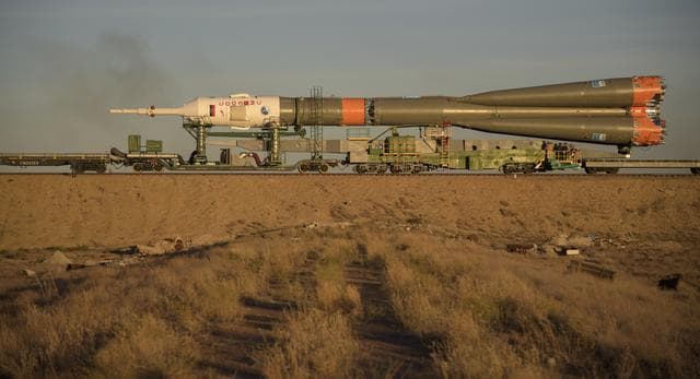 NASA image: Expedition 57 Soyuz Rollout