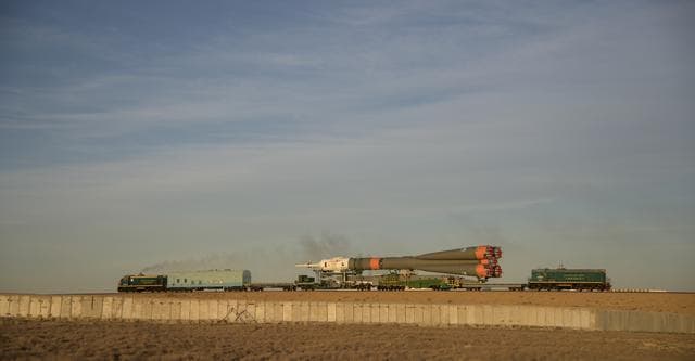 NASA image: Expedition 57 Soyuz Rollout
