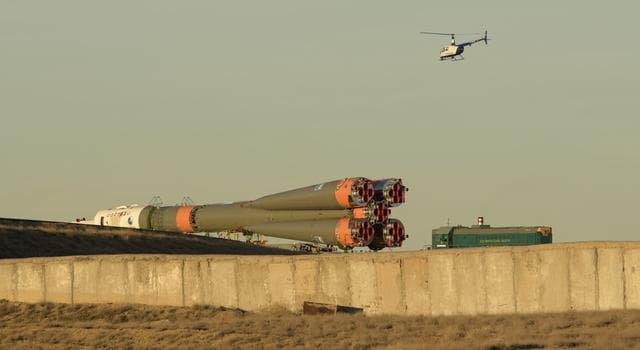 NASA image: Expedition 57 Soyuz Rollout