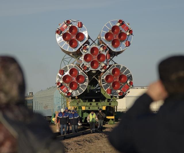 NASA image: Expedition 57 Soyuz Rollout
