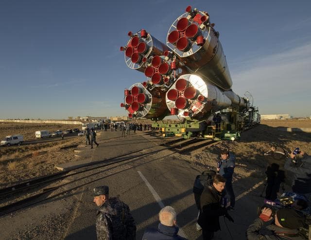 NASA image: Expedition 57 Soyuz Rollout