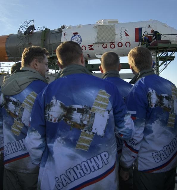 NASA image: Expedition 57 Soyuz Rollout