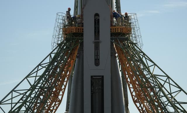 NASA image: Expedition 57 Soyuz Rollout