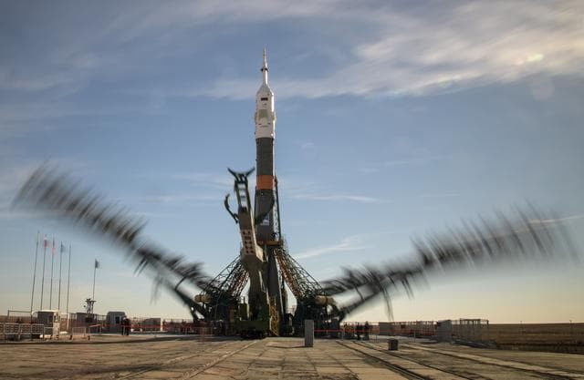 NASA image: Expedition 57 Soyuz Rollout