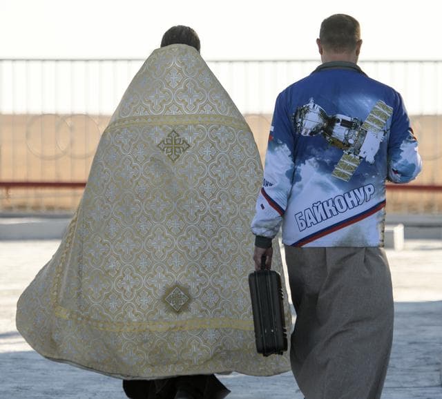 NASA image: Expedition 57 Soyuz Blessing