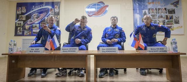 NASA image: Expedition 57 Press Conference