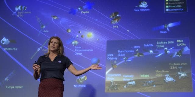 NASA image: InSight Media Briefing