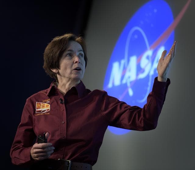 NASA image: InSight Media Briefing