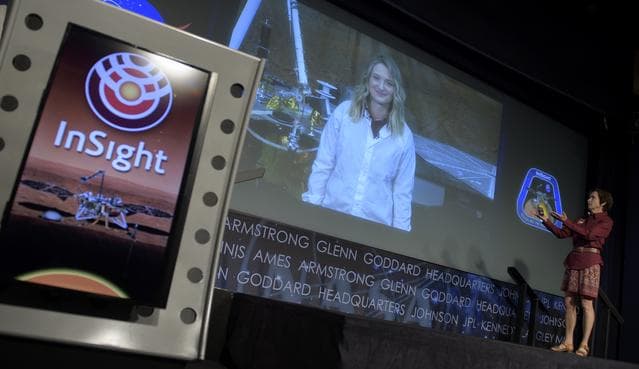 NASA image: InSight Media Briefing