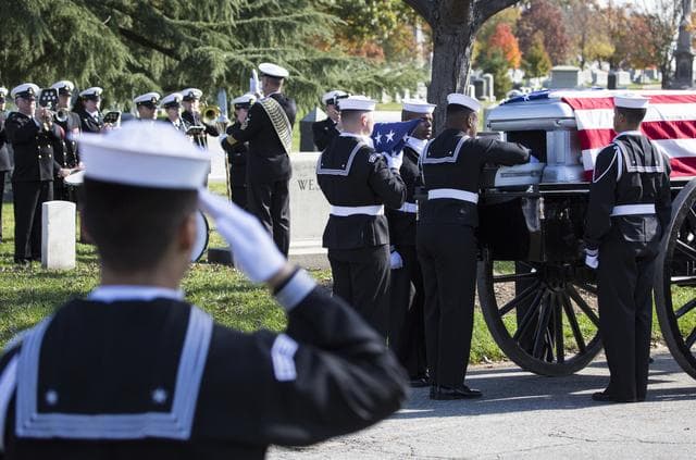 NASA image: Alan Bean Interment