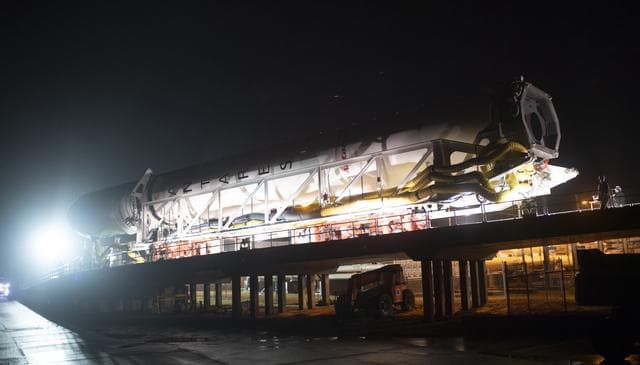 NASA image: Northrop Grumman Antares CRS-10 Rollout
