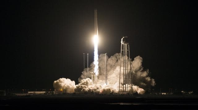 NASA image: Northrop Grumman Antares CRS-10 Launch