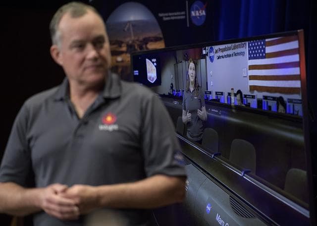 NASA image: Mars InSight Pre-Landing Briefing