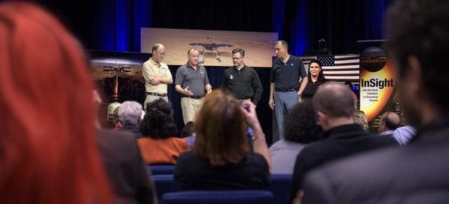 NASA image: Mars InSight Pre-Landing Briefing
