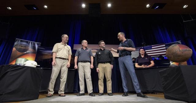 NASA image: Mars InSight Pre-Landing Briefing