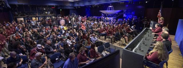 NASA image: Mars InSight Post Landing Press Conference