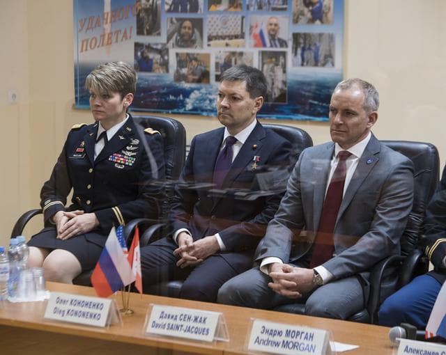 NASA image: Expedition 58 State Commission Meeting
