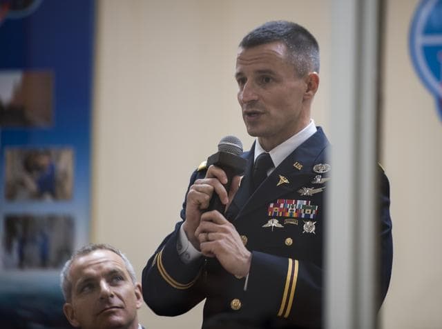NASA image: Expedition 58 State Commission Meeting