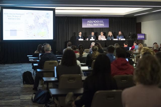 NASA image: American Geophysical Union Meeting