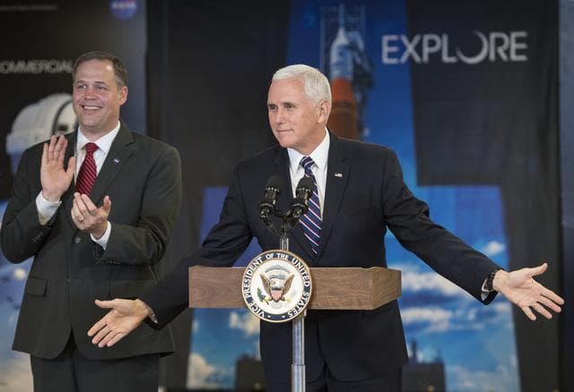 NASA image: Vice President Meets with NASA Employees