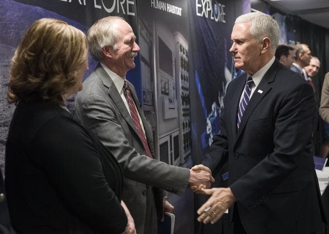 NASA image: Vice President Meets with NASA Employees