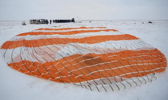 NASA image: Expedition 57 Soyuz MS-09 Landing