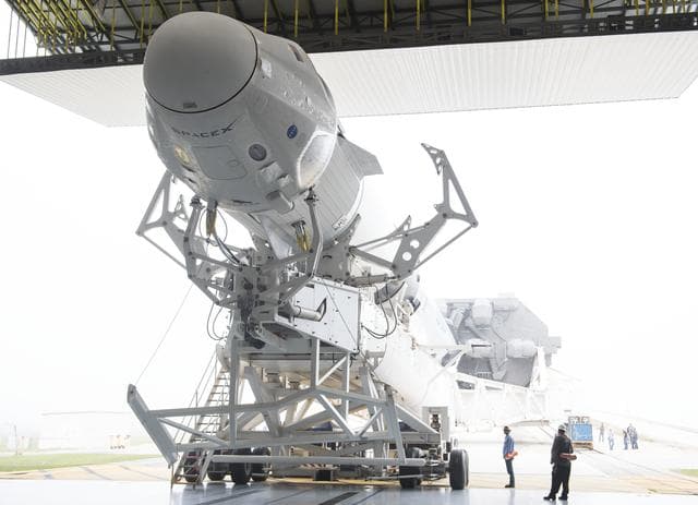 NASA image: SpaceX Demo-1 Rollout
